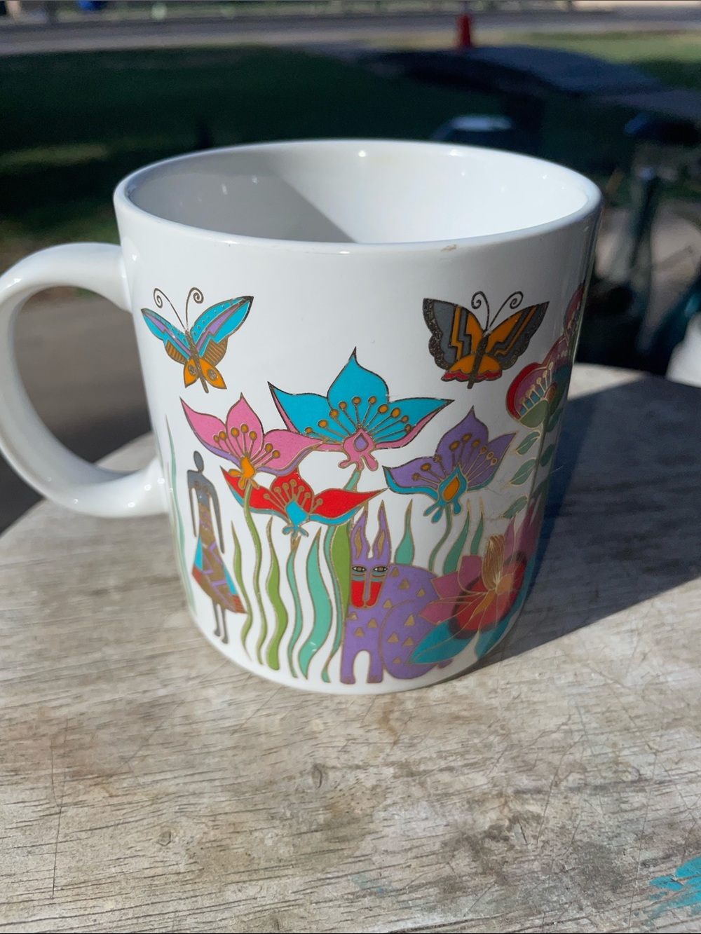 Laurel Burch 1989 Fantasy in the forest coffee tea mug